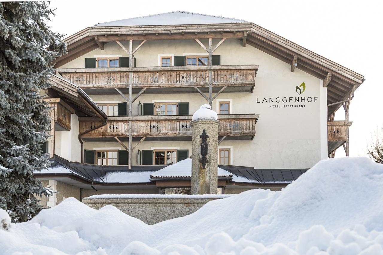 Hotel Restaurant Langgenhof Brunico Exterior photo